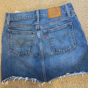 Levi denim skirt